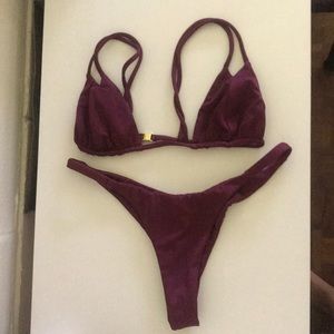 High Cut Bikini & Bra Style Top